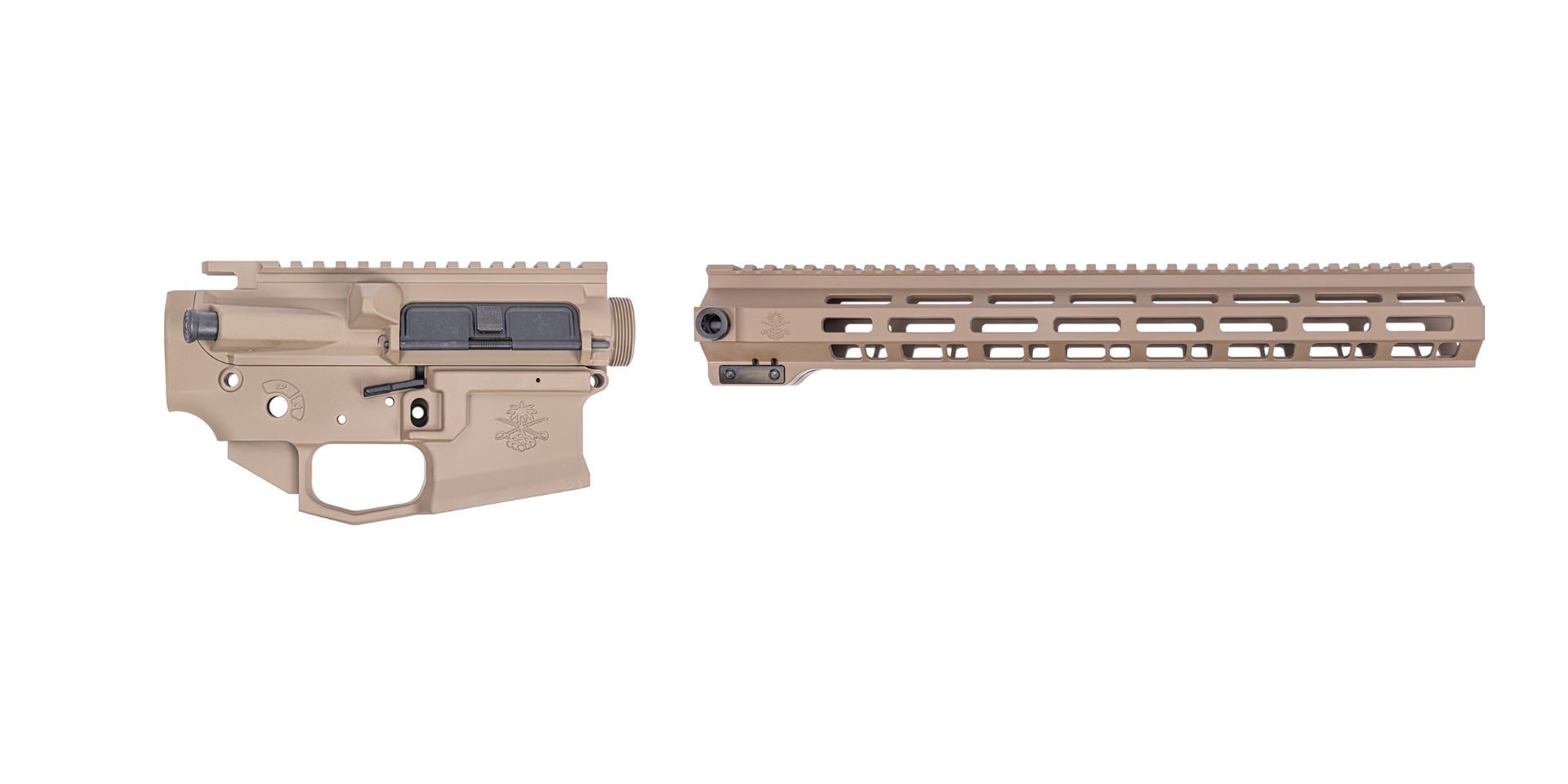 Sabre-15 Enhanced Builder Set - 15" QDSM V2 Rail, FDE