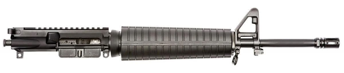 Spikes Tactical .223 Rem/5.56 16" Barrel Complete Upper Assembly, Mil-Spec Phosphate Coated, Black Mid-Length - STU5435-MLS
