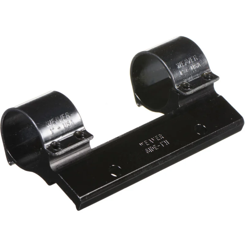 Weaver Side Mount Scope Rings Gloss 1in. High Weaver