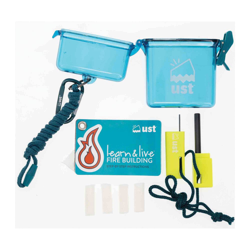 UST Learn and Live 1.50" x 4" x 4.50" Fire Starting Kit