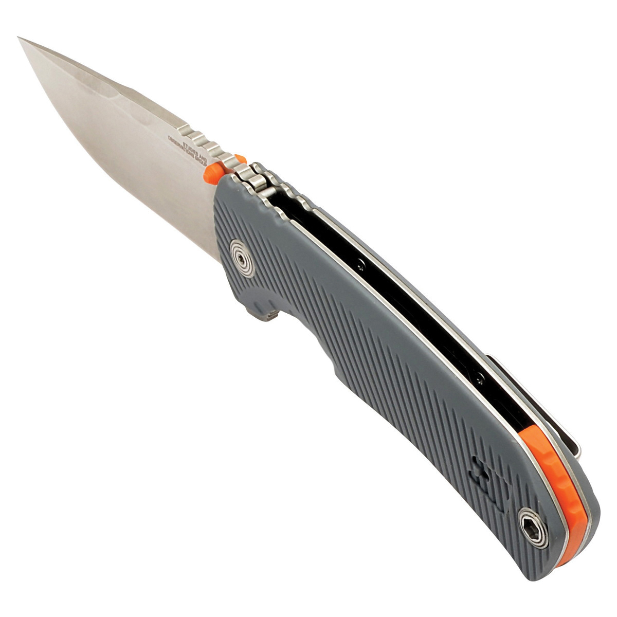 SOG Knives Tellus FLK Folding Knife Clip Point Wolf Gray - for Everyday Carry - SOG-14-06-02-43