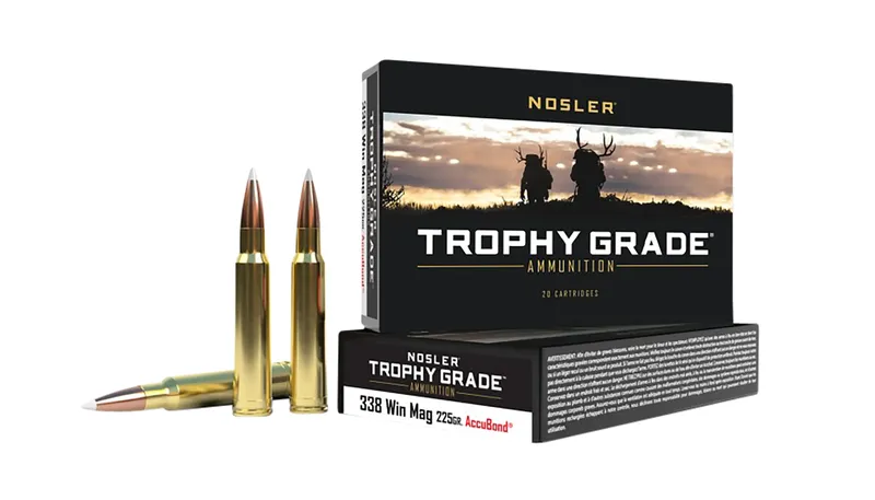 Nosler Trophy Grade 338 Win Mag 225 Gr Nosler AccuBond (Box)