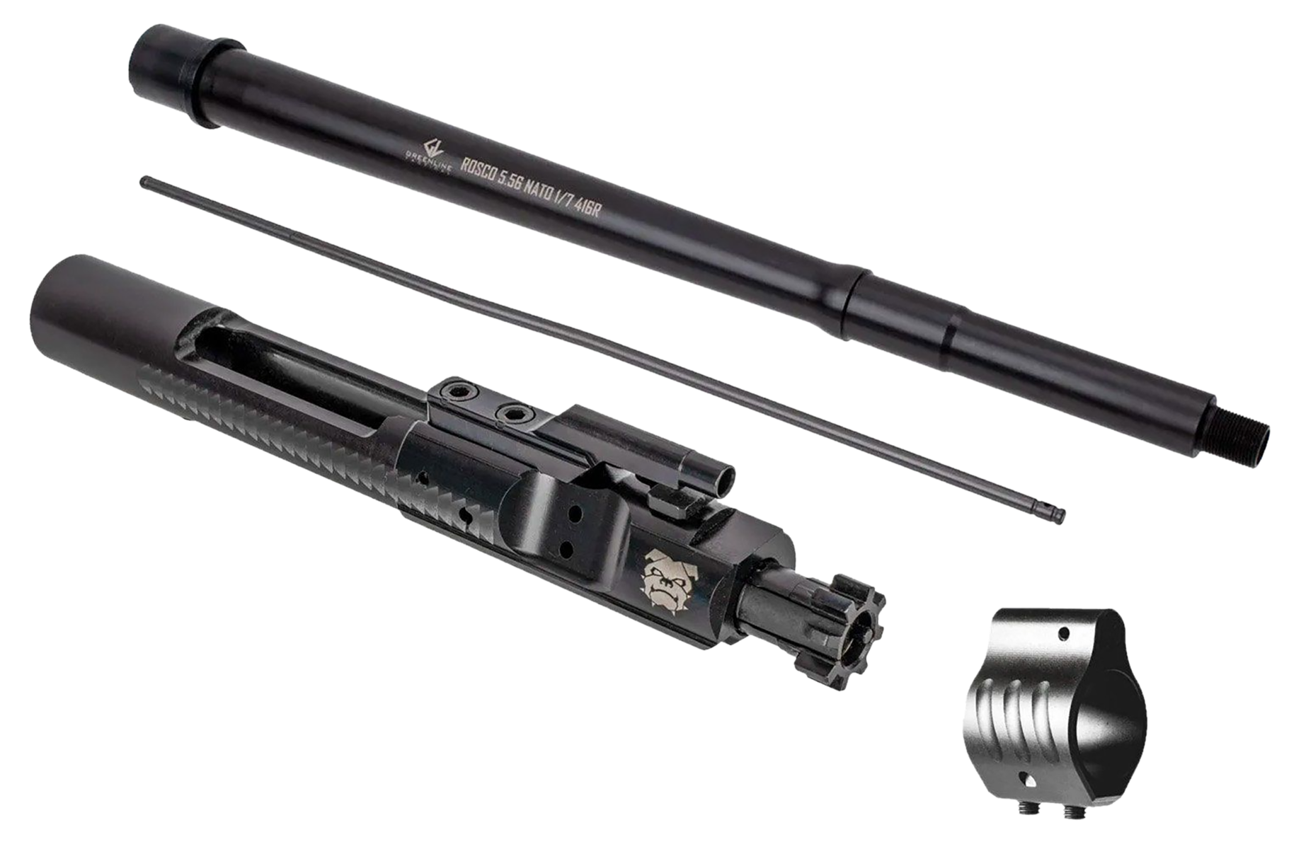 Rosco Manufacturing K9 Sauce Pack Barrel and Bolt Carrier Group Kit 5.56x45mm, Black