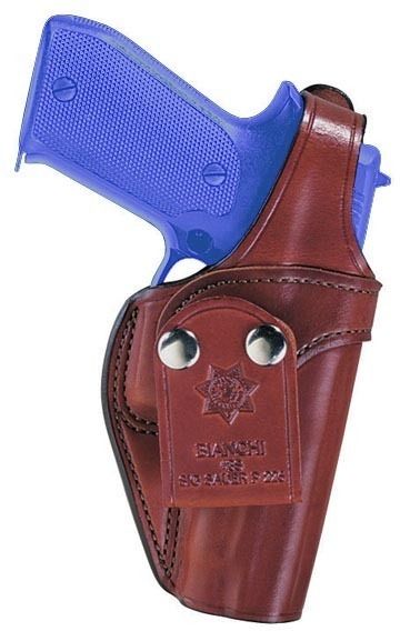 Bianchi 3S Pistol Pocket Concealable Waistband Holster Glock 19/Glock 23/Glock 19C/Glock 23C/Glock 19MB Right Hand Plain Tan 18012