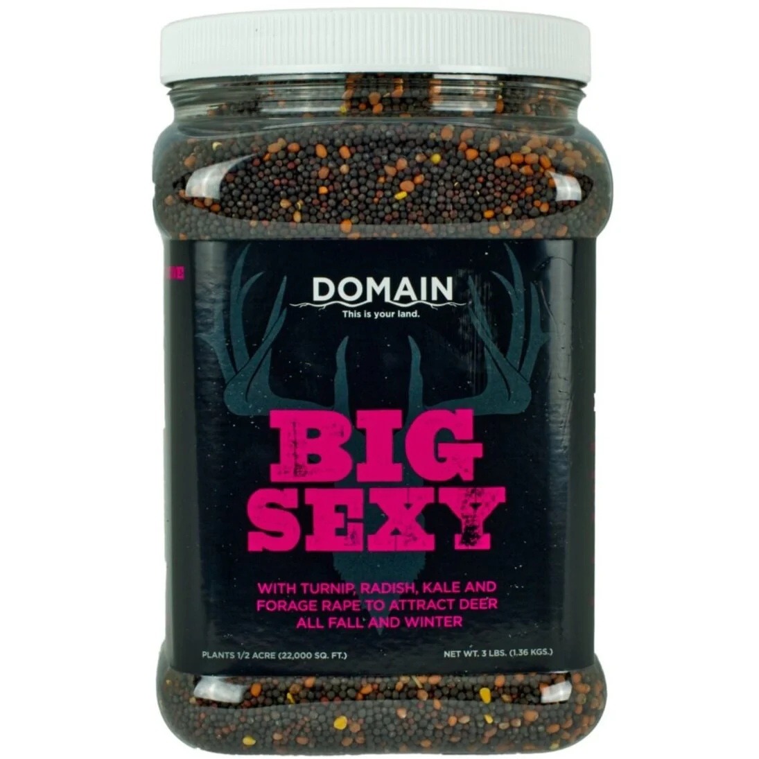 Domain Outdoors Big Sexy Foot Plot Seed Mix, 3 lb - BSFP34