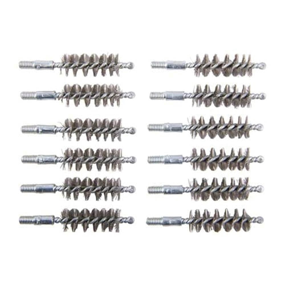 Brownells .40 Cal/10mm #8-32 Male Standard Line Bore Brush, Pack of 12