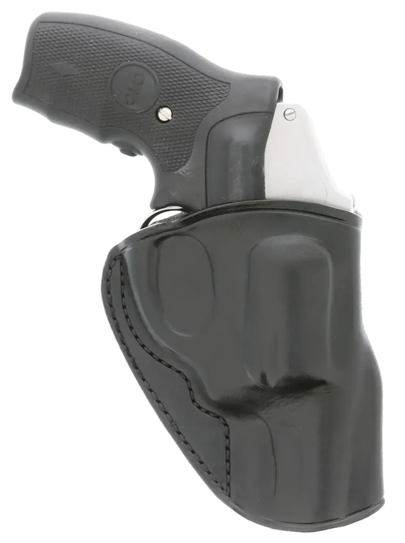 Galco SG158B Stinger OWB Black Leather Belt Loop Fits S J Frame Fits Charter Arms Undercover Right Hand