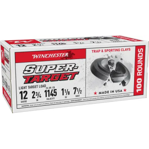 WINCHESTER TARGET 12GA 2.75 1-1/8OZ #7.5 1145FPS 200RD CAS