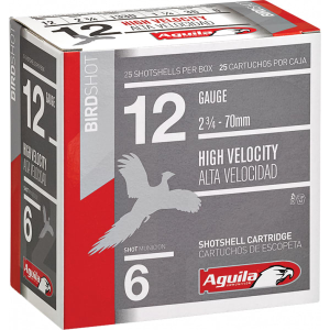 Aguila 1CHB1206 Field 12GA 2.75\" 1 1/4oz #6 Shot - 25sh Box