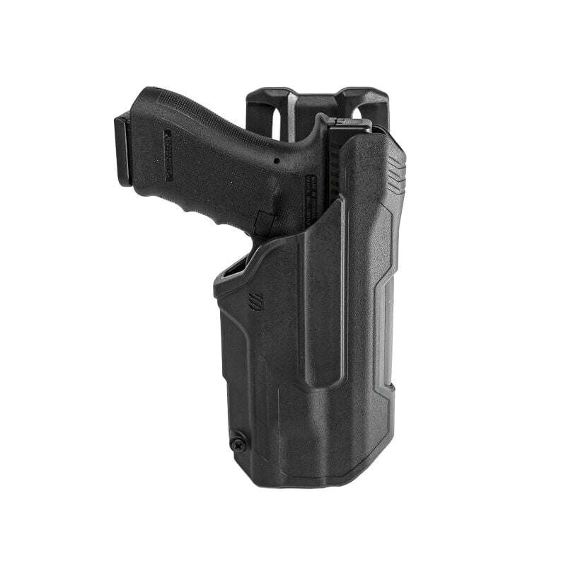 Blackhawk! T-Series L2D Glock G17/G19/G22/G23/G31 OWB Holster Right Polymer, Black