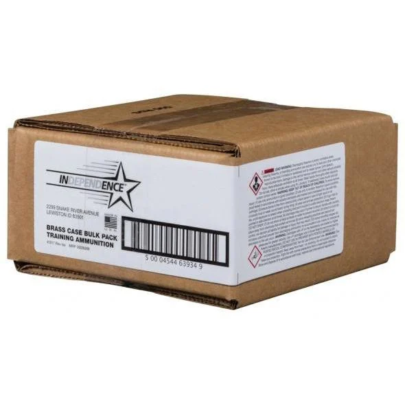 CCI Independence Brass Handgun Ammunition .40 S 180 gr FMJ 1000 fps 500/ct
