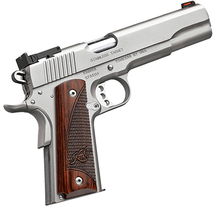 Kimber 1911 Stainless Target LS 10mm Pistol, 6"
