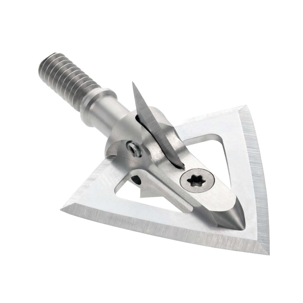 NAP DeepCuts Vented 1.06"/100 gr Fixed Blade Broadhead, Stainless Pack of 3