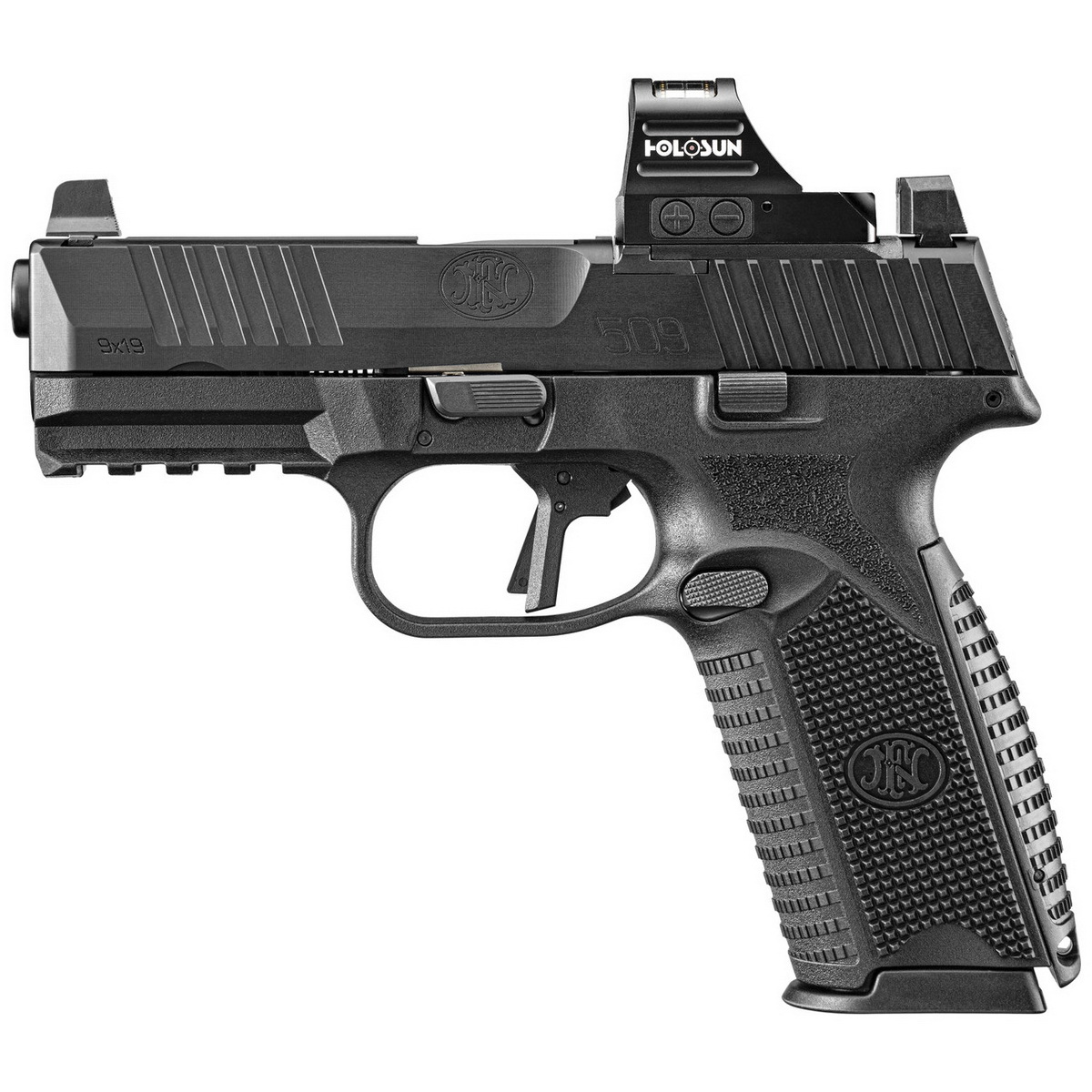 FN America 509 Full-Size MRD 9mm 4.50" 10rds Pistol, Black - 66-101928