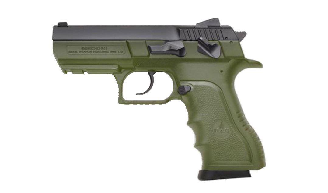 IWI Jericho 941 Enhanced 9mm Pistol 3.8" OD Green