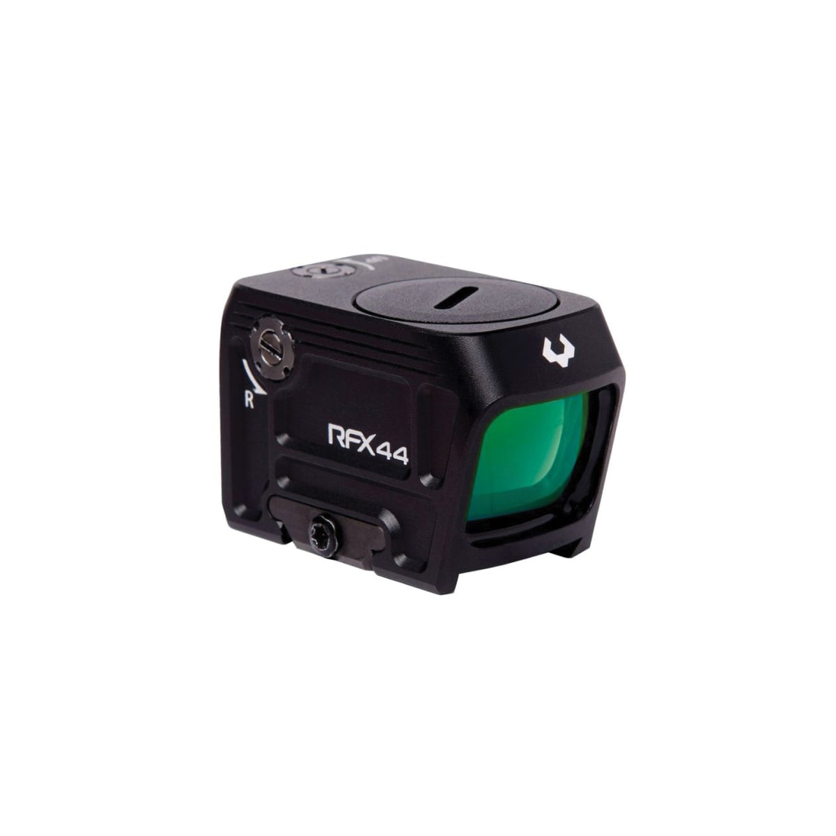 Viridian RFX44 Green-Dot Reflex Sight 1x21mmx16.50mm - 5 MOA Dot Durable Green-Dot Sight for Versatile Shooting - 981-0108