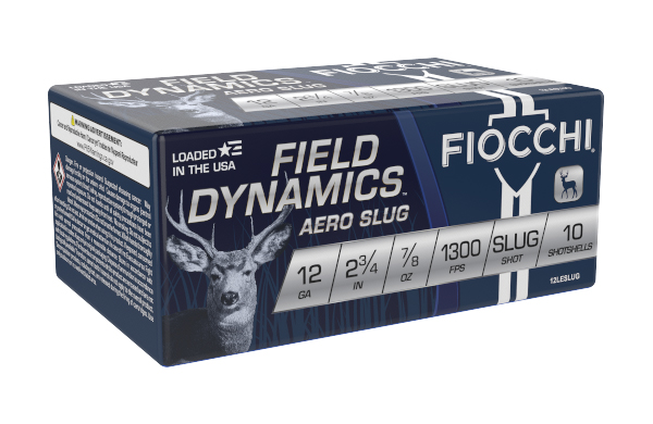 Fiocchi Aero Slugs 12 ga. 2.75 in. 7/8 oz. Rifled 10 rd. - Flat Rate Shipping Under 30lbs! - No Credit Card Fees