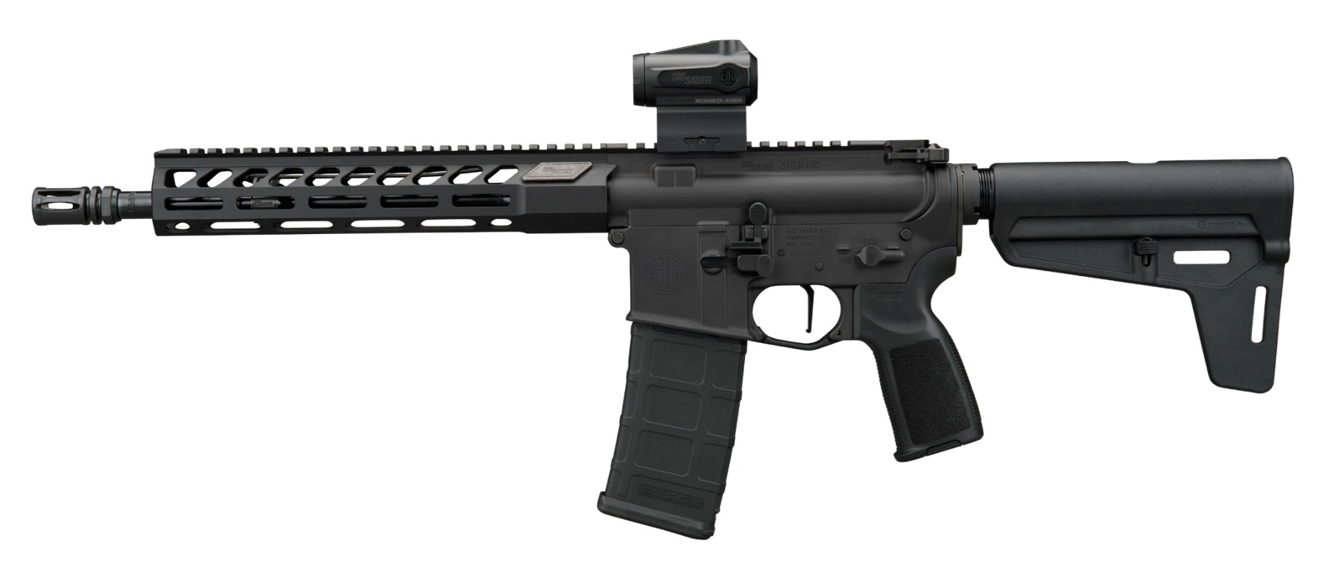 Sig Sauer M400 FORGE 11.5" 5.56 NATO AR Pistol w/ Romeo MSR, Black