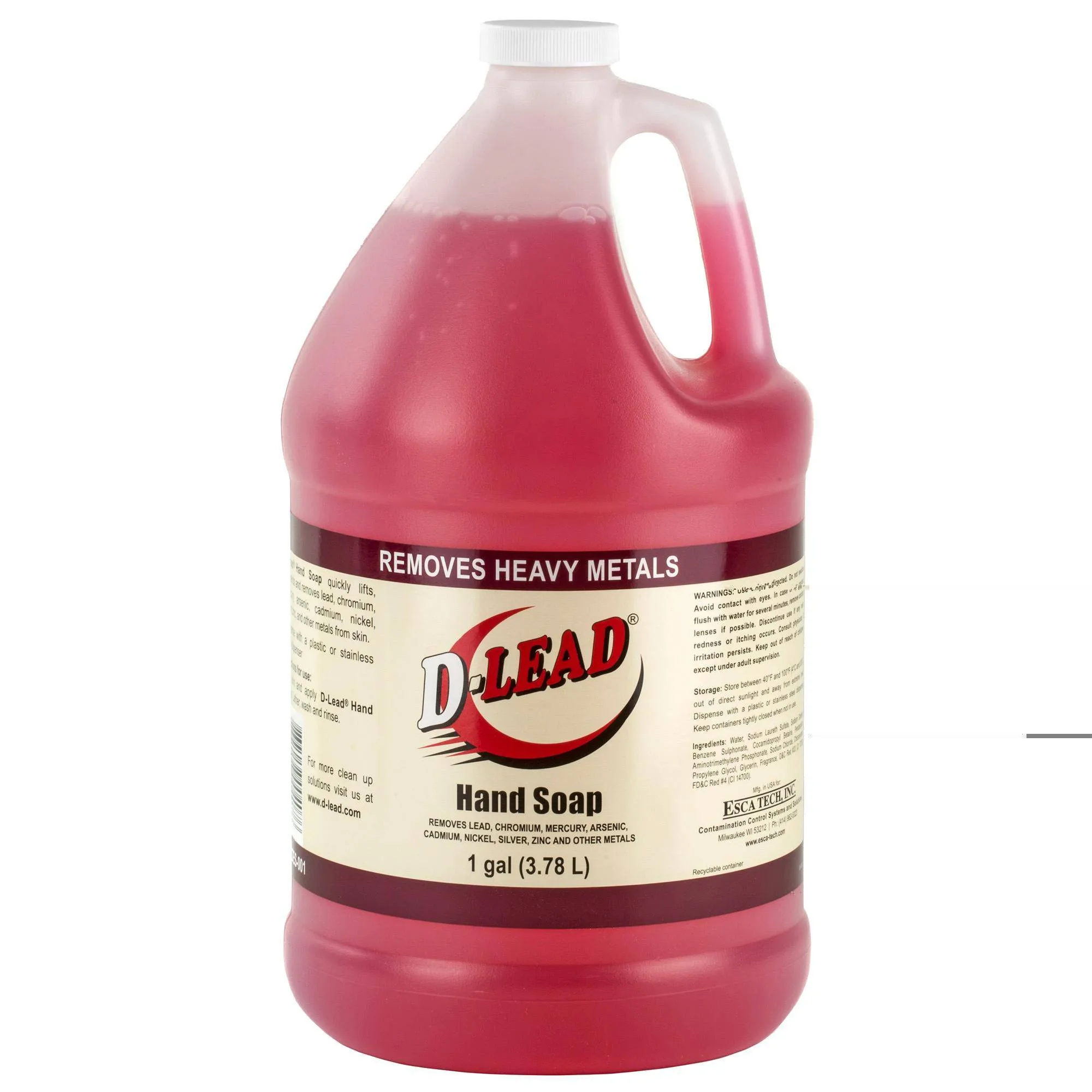 D-lead Hand Soap - Heavy Metal & Lead Cleaner  4 x 1 Gallon Bottles