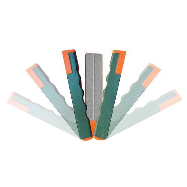 AccuSharp Paddle Diamond Sharpener, Gray/Orange - Paddle-Style Diamond Sharpener - 077C