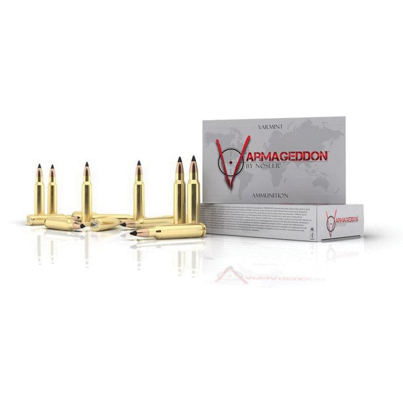 Nosler Varmegeddon Rifle Ammunition .22 Hornet 35 gr FB Tipped 3000 fps – 20/ct - No Credit Card Fees - Low, flat rate shipping
