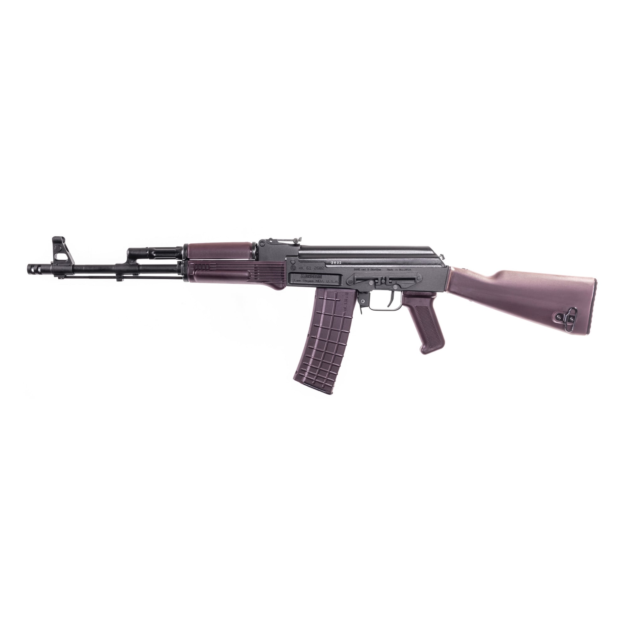 Arsenal .223 Remington AK Rifle with 16.3" Barrel, Polymer Stock, Black - SAM567PM