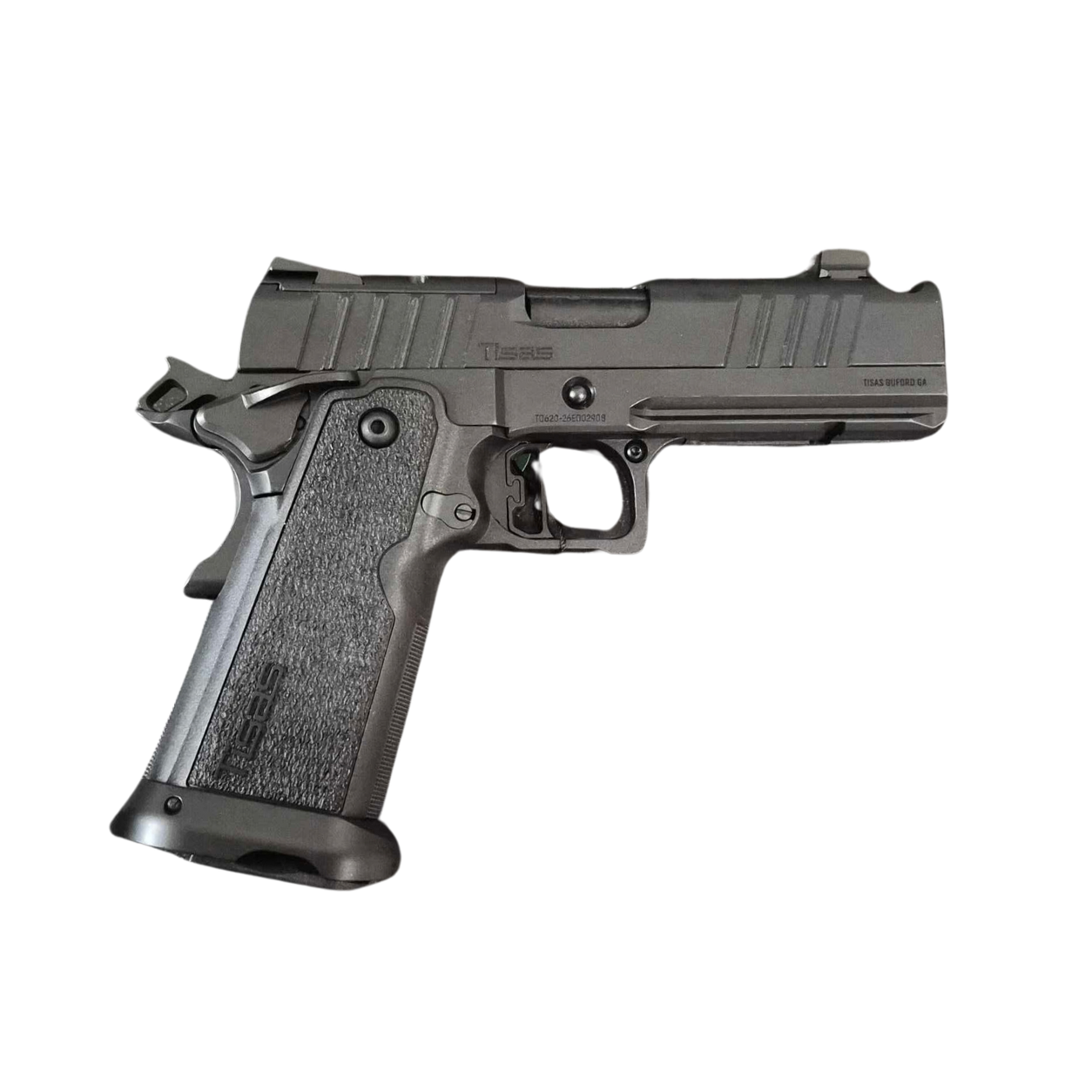Tisas 1911 Carry DS Comp 9mm Pistol - 4.25" Barrel, 18RD Black