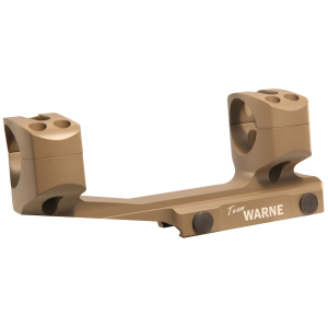 Warne 1-Piece Gen 2 X-SKEL 1-Piece Cantilever Picatinny Scope Mount 34mm Rings Dark Earth