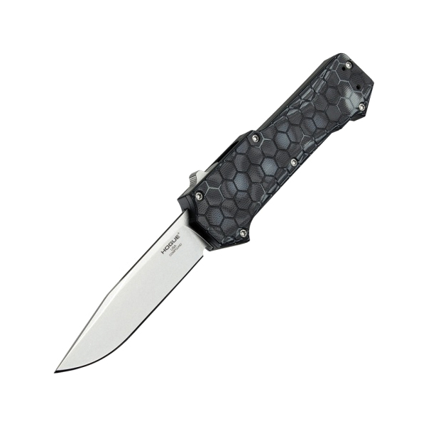 Hogue Compound Auto/OTF Knife Clip Point, G-Mascus Black