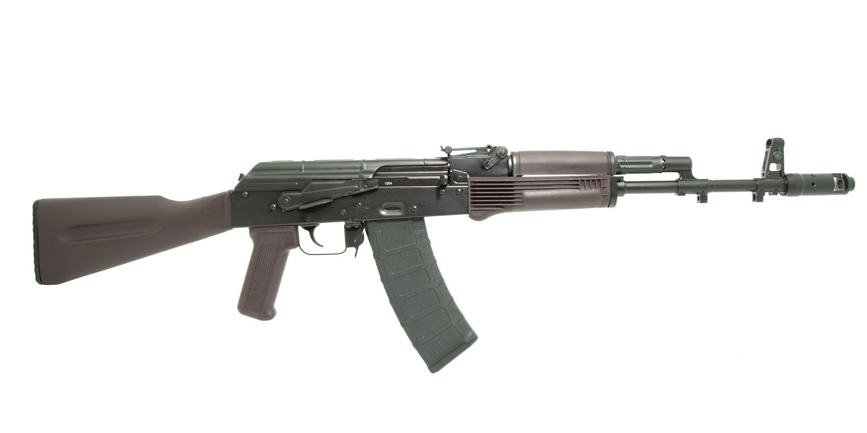 PSAK-74 Classic Polymer Rifle with Toolcraft Trunnion, Bolt, and Carrier, Plum