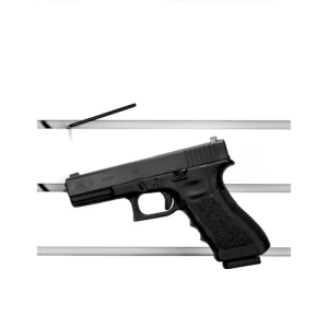 GUN STORAGE SOLUTIONS Slatwall Snipers fits Small Guns .22 Cal 10pk Blk