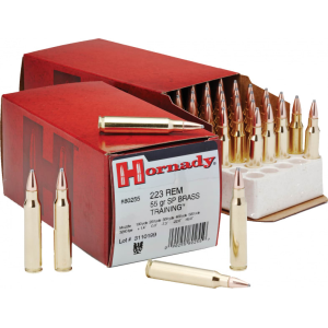 Hornady 80255 Custom .223/5.56 NATO 55 GR Soft Point - 50rd Box
