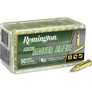 Remington Ammunition 20023 Premier Magnum 17 HMR 17 gr Jacketed Hollow Point (JHP) - 50rd Box