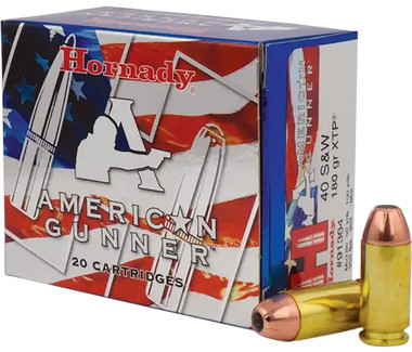 Hornady American Gunner .40 S&W 180 Grain XTP Hollow Point