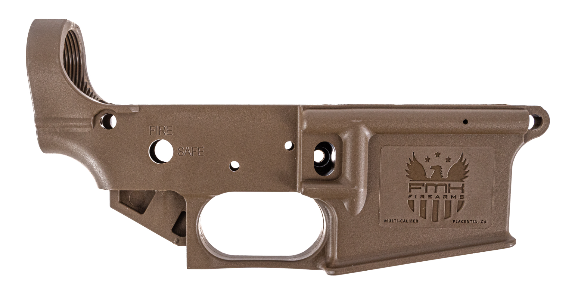 FMK AR-Extreme Polymer AR-15 Lower, Burnt Bronze - FMKGAR1EBRT