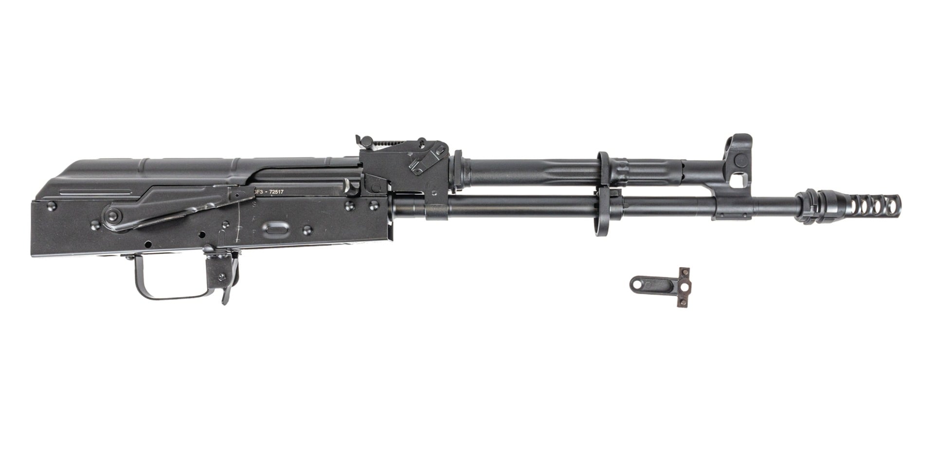 PSA AK-47 GF3-E 14.7" w/Pin and Welded JMAC RRD-4C Barrel Assembly - Furniture Ready