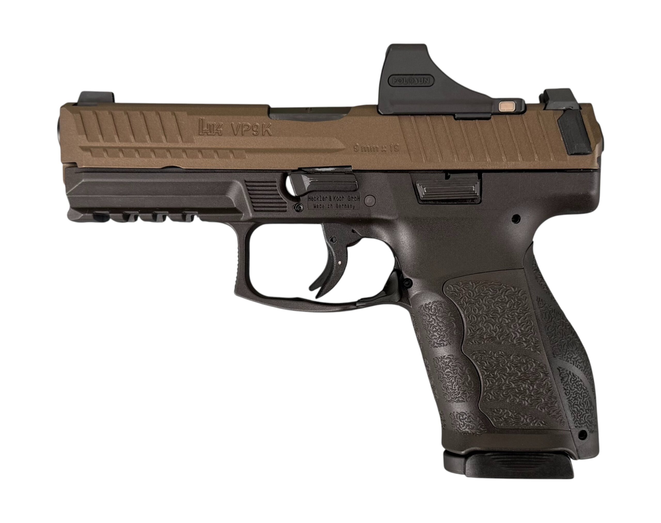 Heckler Koch VP9K OE 9mm Pistol - 2-15rd
