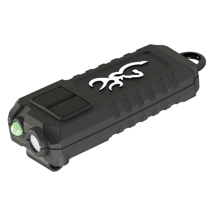 Browning Trailmate USB Rechargeable Keychain/Cap Light - 360 lm Compact Rechargeable Light for Convenience - 03715015