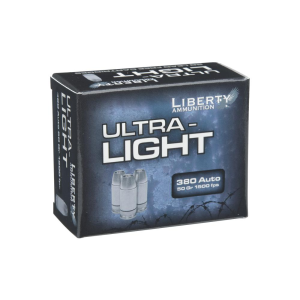Liberty-Ammunition Ultra-Light Ammunition .380 ACP 50gr Copper Mono Frag HP 20/rd
