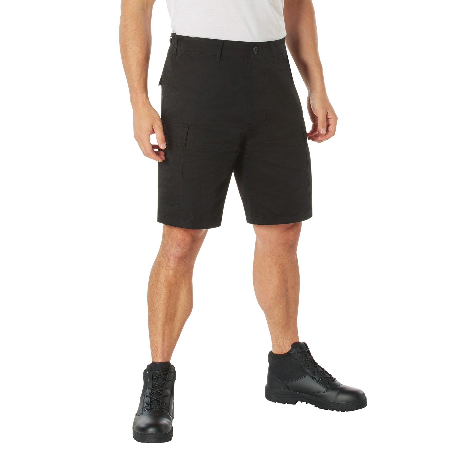 Rothco Tactical Bdu Shorts - Black, Large