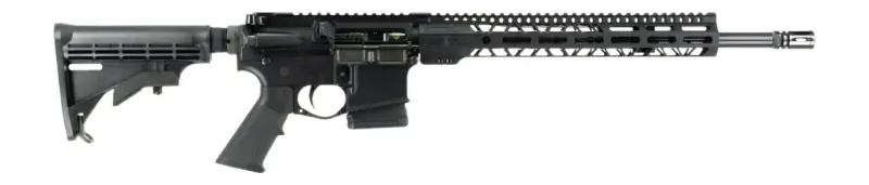 Faxon Firearms FXSPT55616HBAR13 Sport 5.56 NATO 10+1 16" Black Nitride HBAR Threaded Barrel, Black Aluminum Receiver w/Picatinny Rail, M-LOK Handguard, M4 Style Black Polymer Stock, Black Polymer Gri