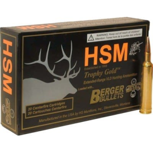 Hunting Shack 65CREEDMOOR1 Trophy Gold 6.5 Creedmoor 140 GR Hunting Very Low Drag - 20rd Box