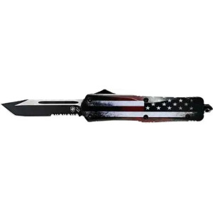TEMPLAR KNIFE LARGE OTF FULL US 3.5 BLACK TANTO SERRATED