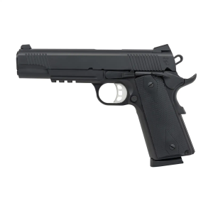 Tisas USA 1911 45ACP 5 Black Cerakote Rail Enhanced Features 2-8rd Pistol