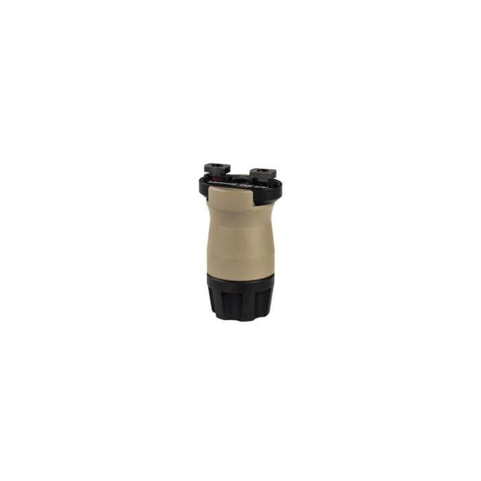Samson Manufacturing Standard Style Short Vertical Foregrip, Flat Dark Earth - Compact Grip for Enhanced Maneuverability - 04-01011-32