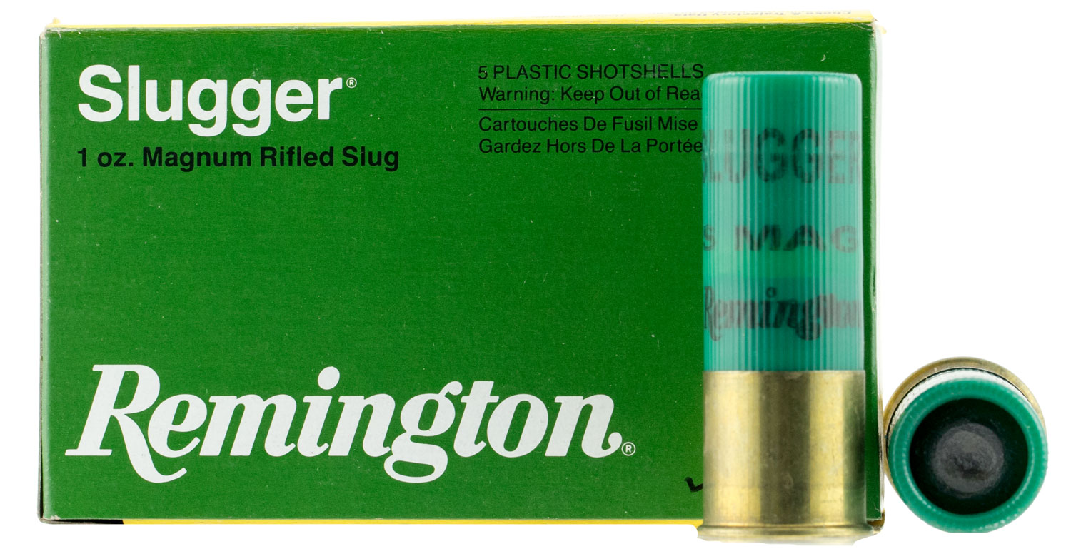 Remington Slugger Rifled Slug Loads 12 ga. 2.75 in. 1 oz. 5 rd. - No Credit Card Fees - Low, flat rate shipping