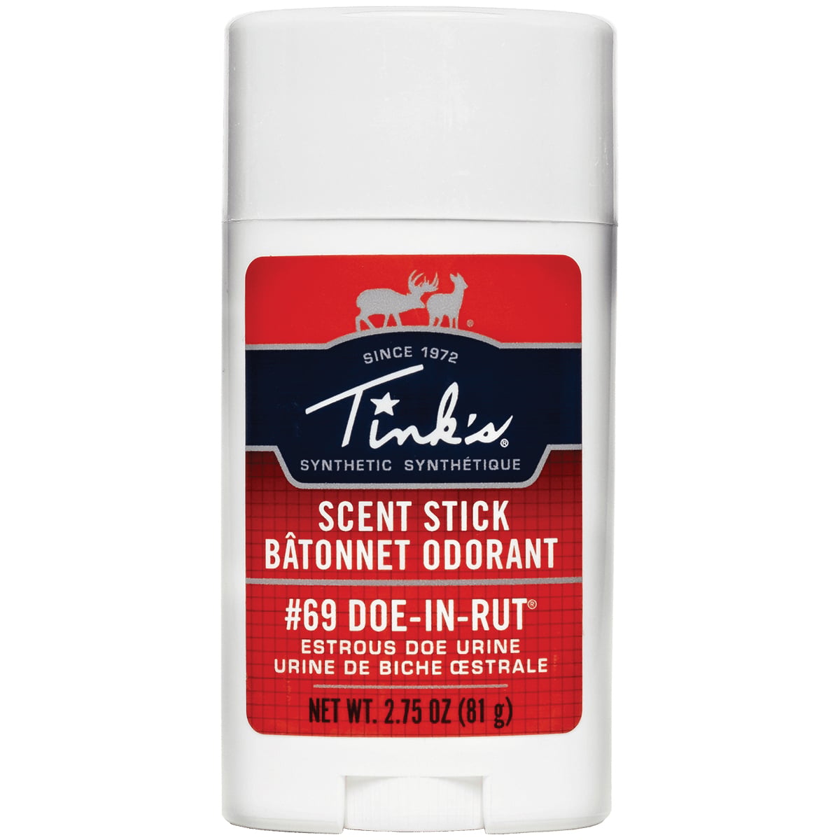 Tink's 69 Doe-In-Rut Buck Lure Synthetic Stick, 2.75 oz