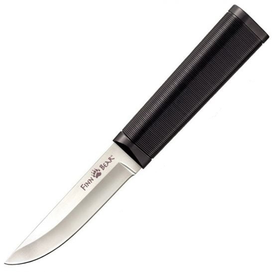 Cold Steel Finn Bear Straightback Fixed Knife, 4", Black - 20PC