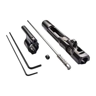 AR-15 ADJ PISTON SYSTEM W/SOLID .750'' GAS BLOCK CARBINE RH