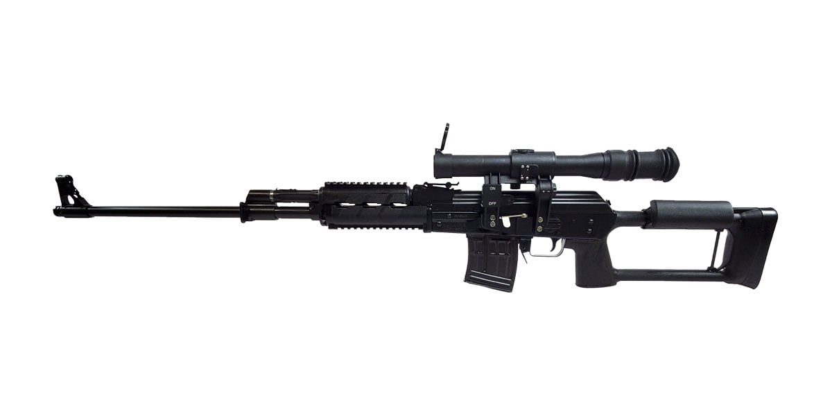 Zastava M91 Semi Automatic 7.62x54r Rifle With POSP 4x24 Scope, Black - SR91762